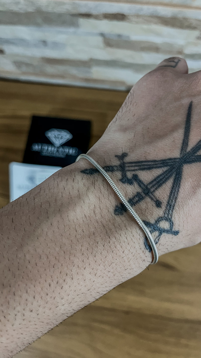 Pulseira Rabo de Rato 2mm 18cm