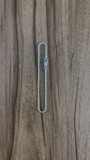 Pulseira Cordão Baiano 1mm 18cm