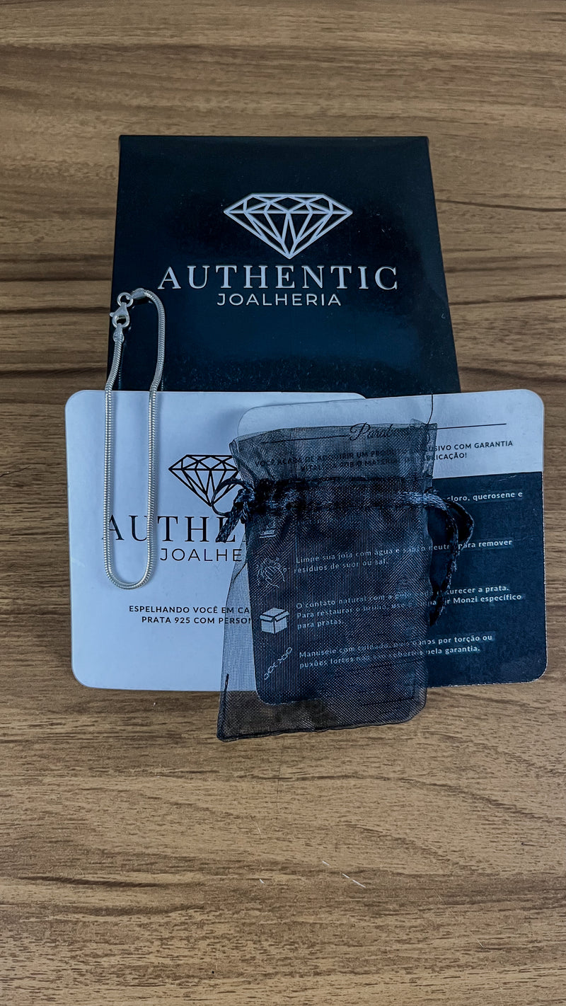 Pulseira Rabo de Rato 2mm 18cm