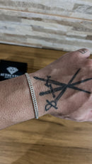 Pulseira Elo Duplo 4mm 20cm