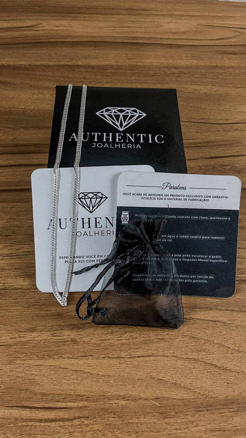 Corrente Grumet Duplo 4mm 70cm