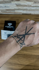 Pulseira Cordão Baiano 1mm 18cm